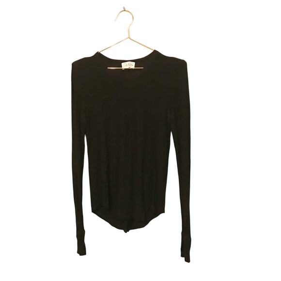 Feel the Piece Tops - Feel the Piece Terre Jacobs Black Long Sleeve Top XS/S